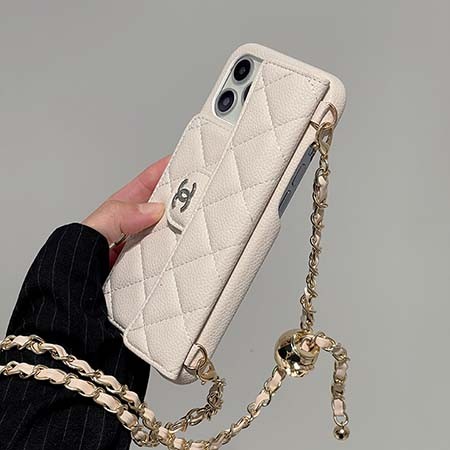アイホン14pro chanel風 携帯ケース 