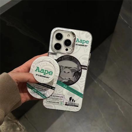 iphone 15プラス スマホケース aape 