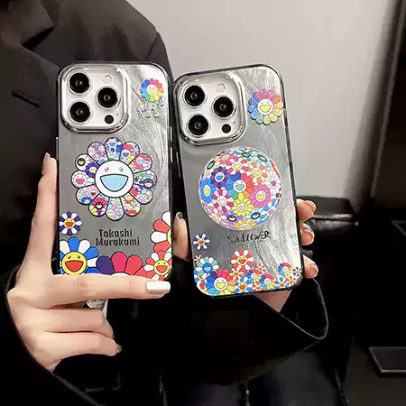 グラデーション murakami sunflower カイカイキキ 携帯ケース iphone15プロmax 