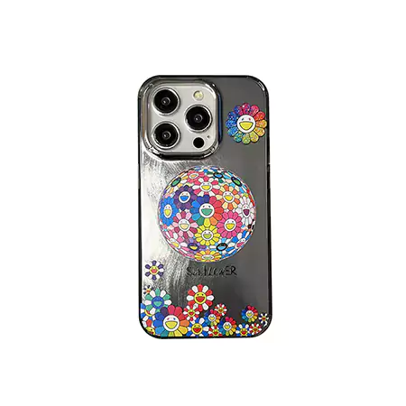 iphone15プラス カバー murakami sunflower 