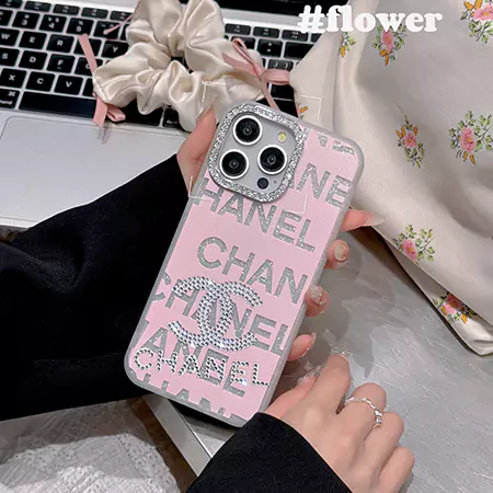 iphone15pro 携帯ケース chanel風 