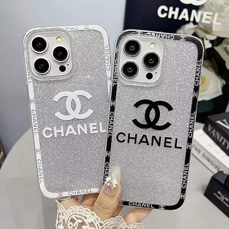 可愛い ハイブランド chanel風 iphone15pro ケース 