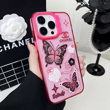 アイフォーン 15plus chanel風 スマホケース 