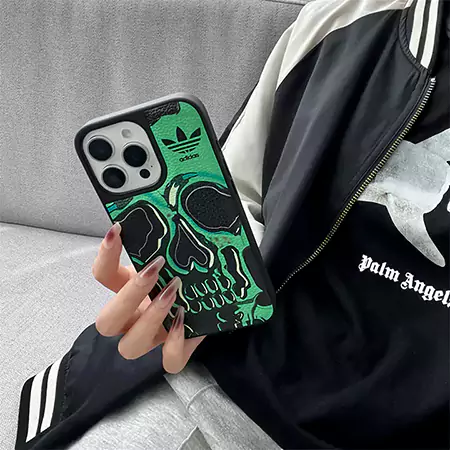 iphone13プロ スマホケース adidas風 