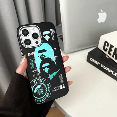 iphone 15プラス スマホケース bape 