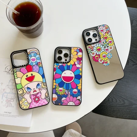 アイフォン17pro カバー murakami sunflower カイカイキキ 