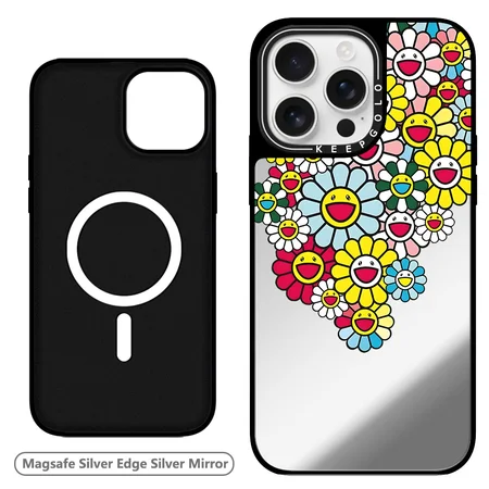 iphoneiphone17promax murakami sunflower 携帯ケース 