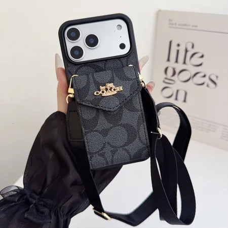 iphone17 coach風 カバー 