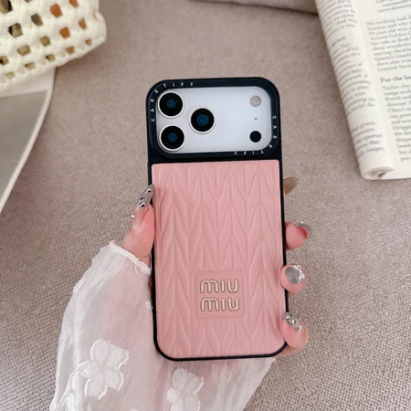 ミュウミュウ風 アイフォンiphone17 スマホケース 