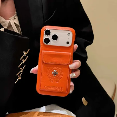 アイフォン15 pro max スマホケース chrome hearts風 