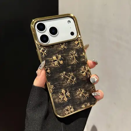 iphoneiphone17pro スマホケース クロームハーツ風 