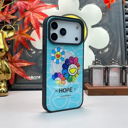 アイホンiphone17プロmax murakami sunflower カイカイキキ カバー 