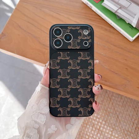 アイホンiphone17 セリーヌ風 カバー 