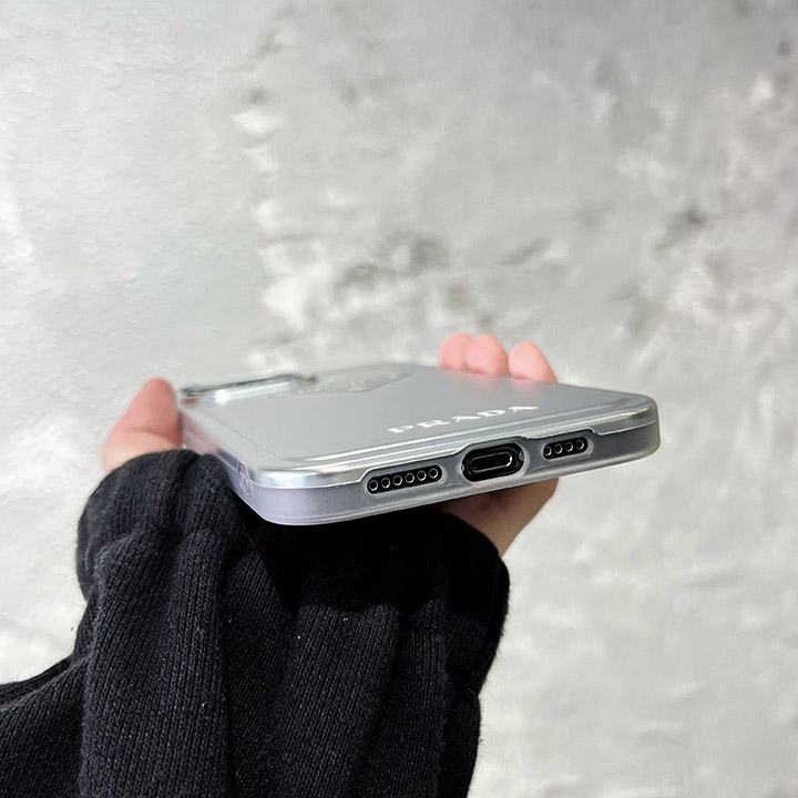 Prada iPhone 14電気メッキ携帯ケース