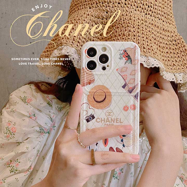 アイフォン 15プロ スマホケース chanel風 