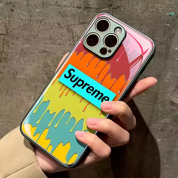 supreme風 ケース アイホン 15プロ max 