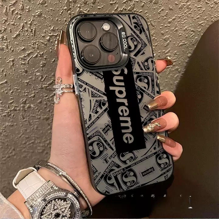 iphone15プロ supreme風 カバー 