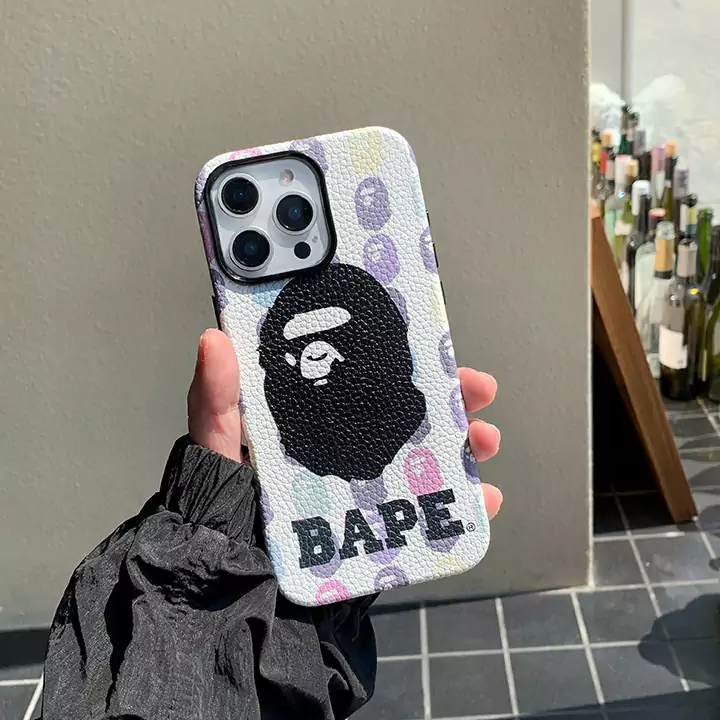 ア・ベイシング・エイプ bape スマホケース アイフォン 15プロ max 