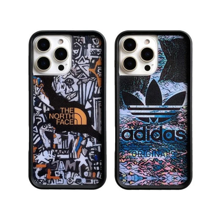 アイフォン16プラス カバー adidas風 