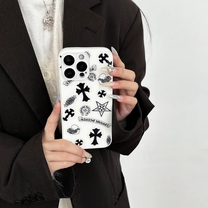 アイフォン13プロmax chrome hearts 携帯ケース 