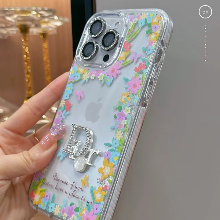 ディオール風 カバー iphone 14pro 