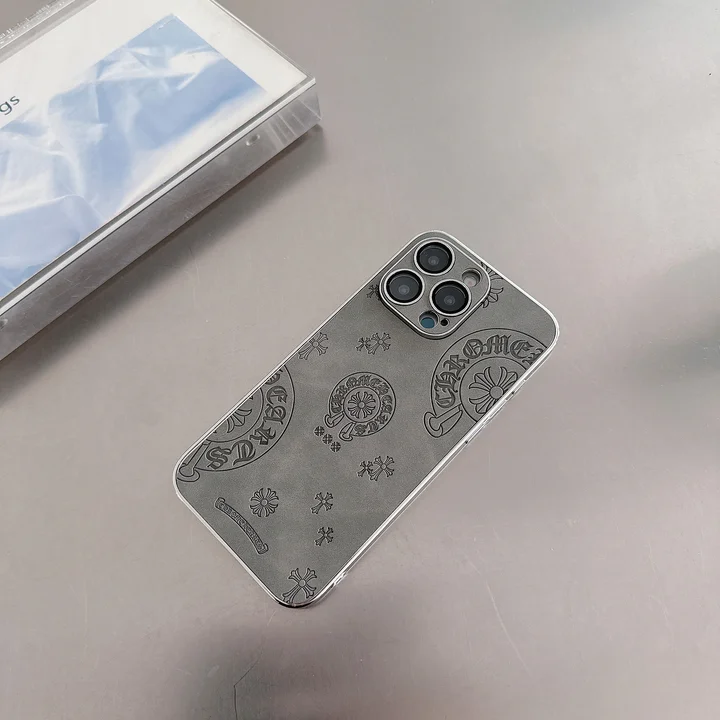 chrome hearts風 カバー アイフォーン16プロ 