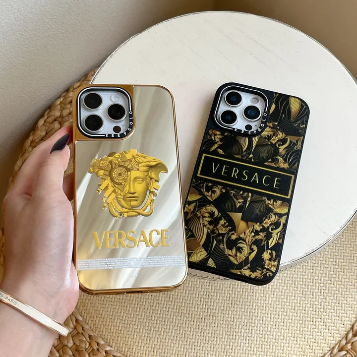ブランド ケース iphone17プロ max ヴェルサーチ風 