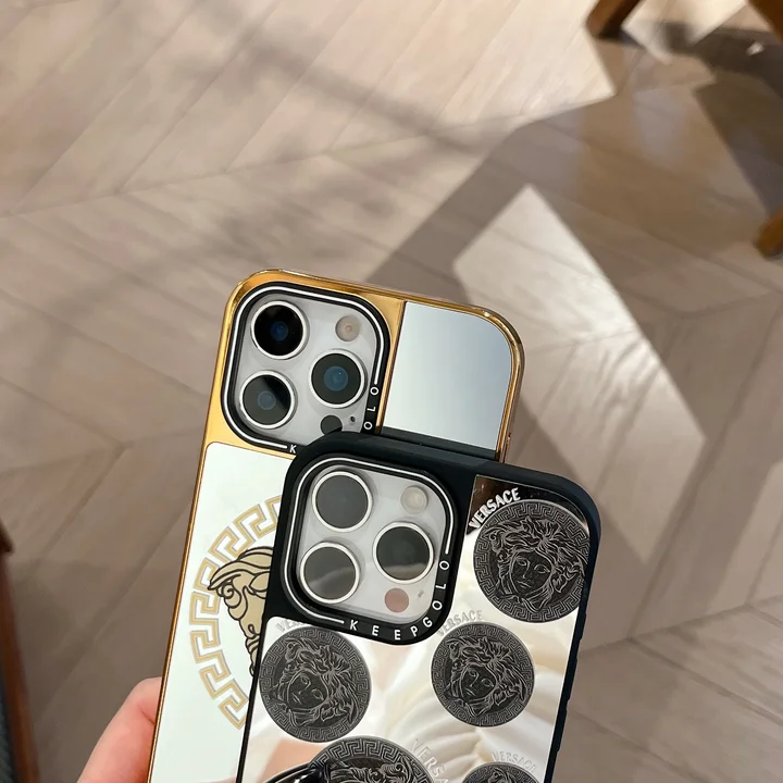 ハイブランド スマホケース アイフォーン17 ヴェルサーチ風 