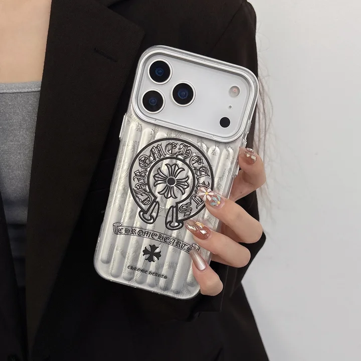 アイホン17 chrome hearts風 ケース 