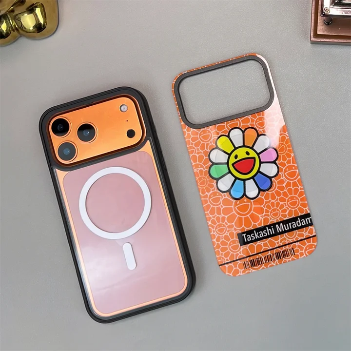 ハイブランド murakami sunflower カイカイキキ アイフォーンiphone17pro ケース 