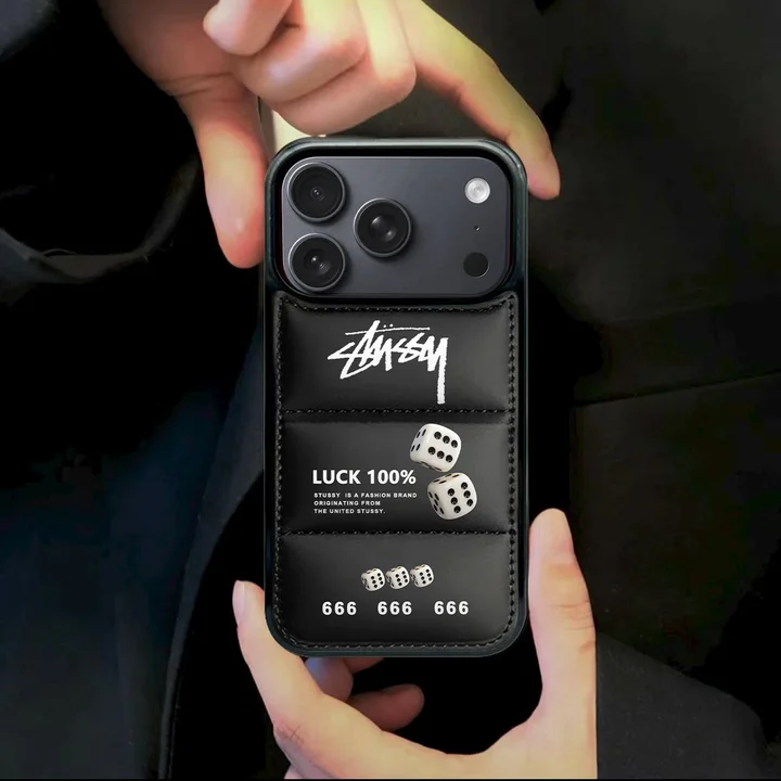 stussy風 携帯ケース アイホン17プロ 